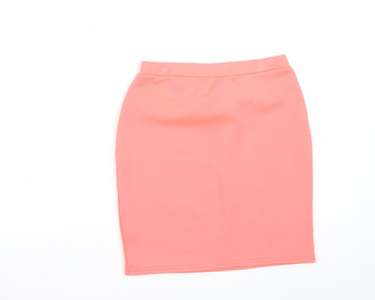 Missguided Womens Pink   A-Line Skirt Size S