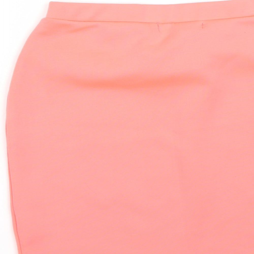 Missguided Womens Pink A-Line Skirt Size S