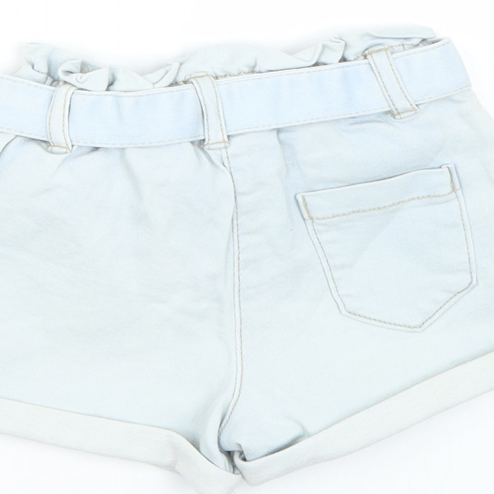 TU Girls Blue Cropped Trousers Size 6-9 Months