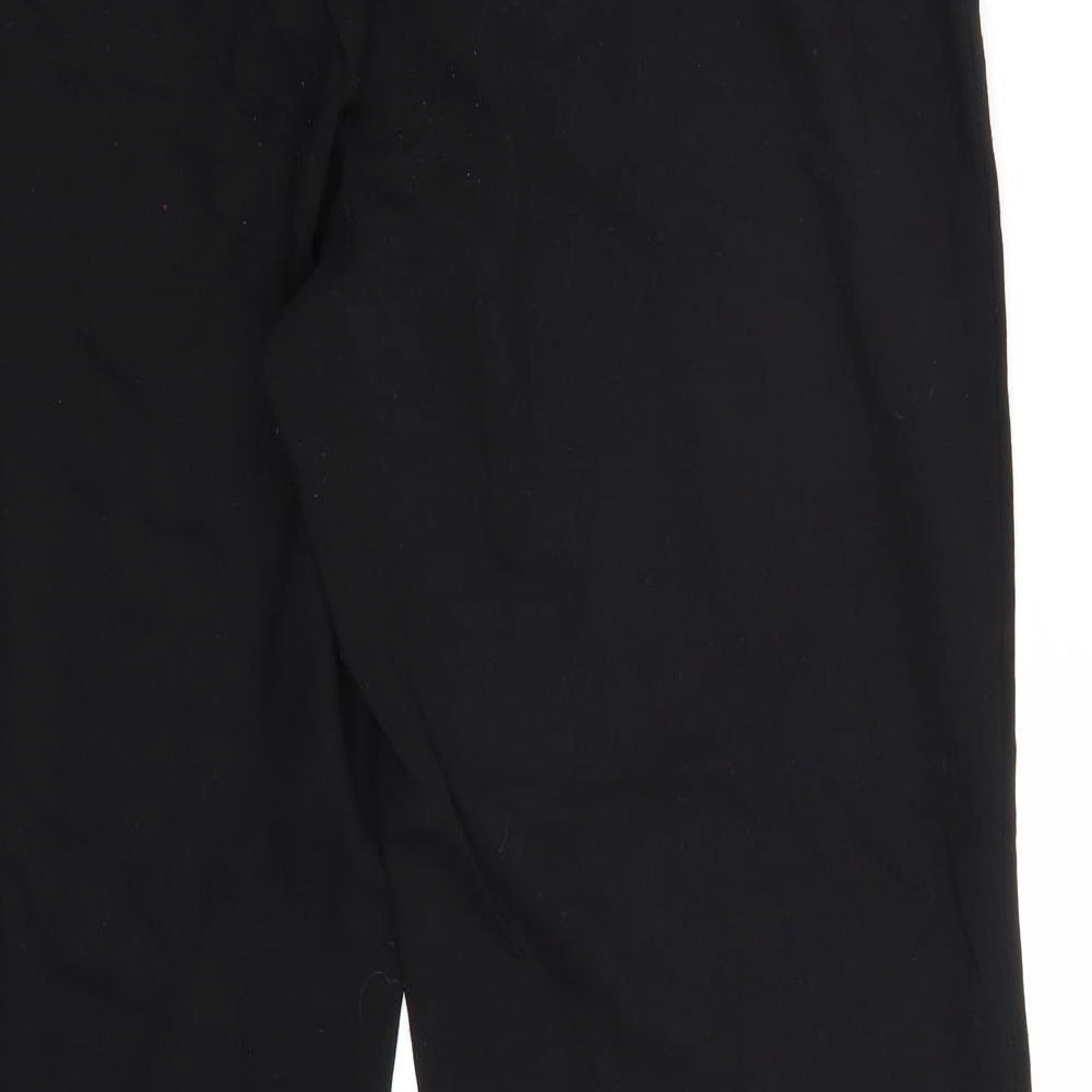 Womens UK Size 14 NEXT Regular Fit Black Trousers