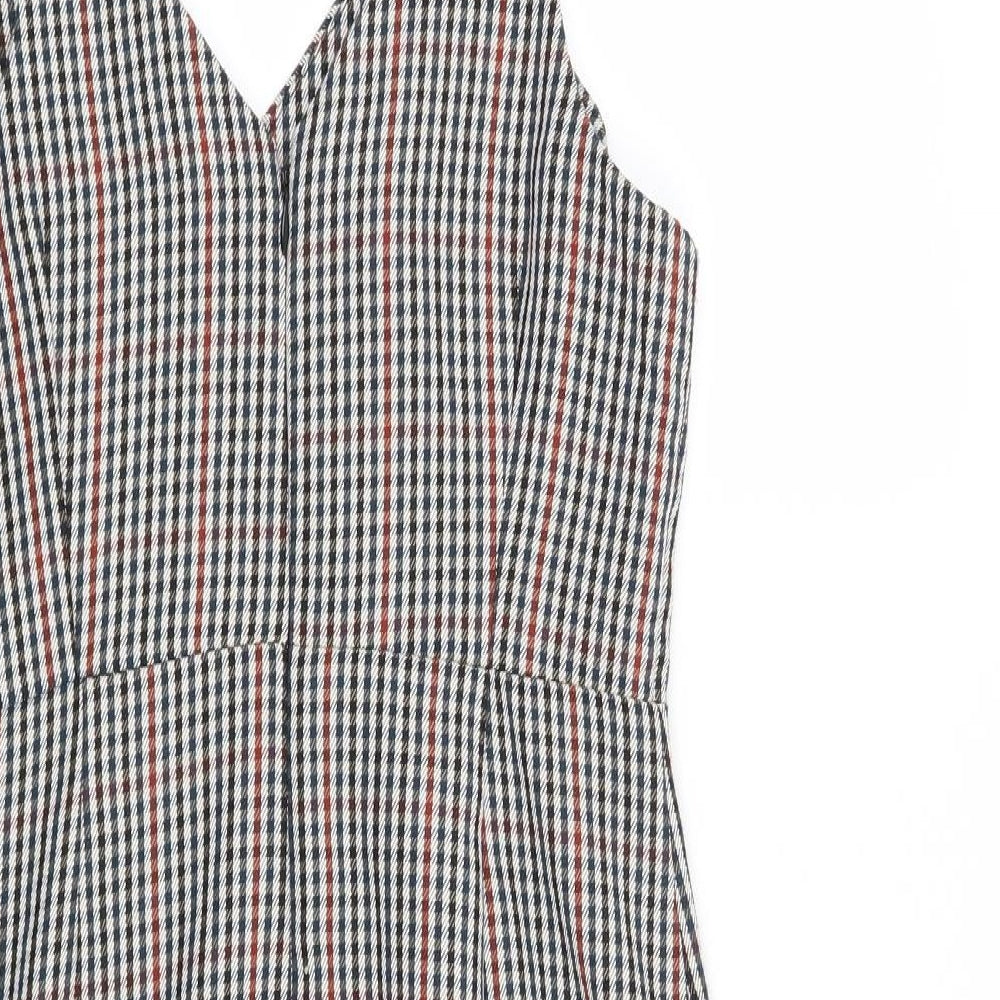 Primark Womens Beige Check Shift Size 6