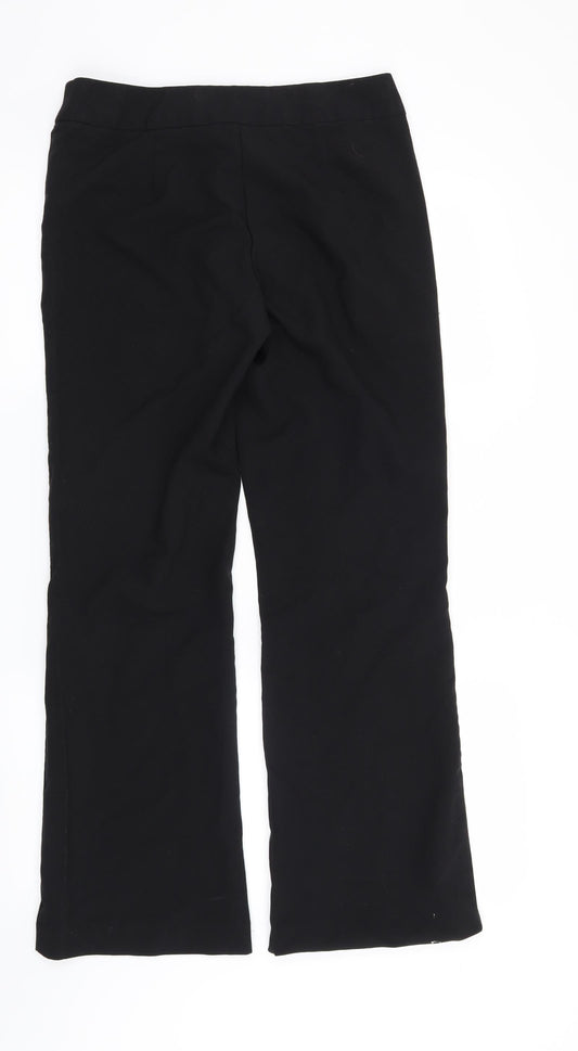 George Womens Black Trousers Size 10 L30 in