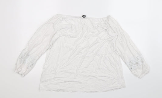 Primark Womens White Camisole Blouse Size 4