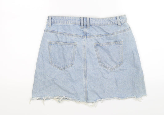 Denim Co Womens Blue Denim A-Line Skirt Size 10