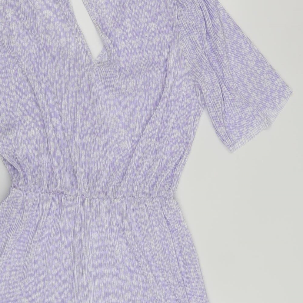 Brave Soul Womens Purple Romper One-Piece Size M