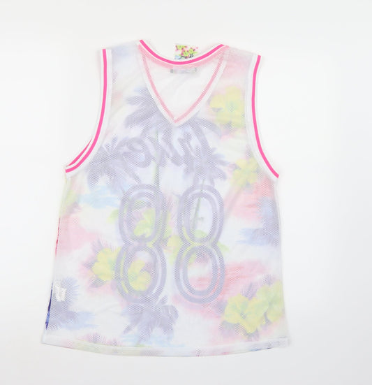 Atmosphere Womens White Basic Tank Size 10