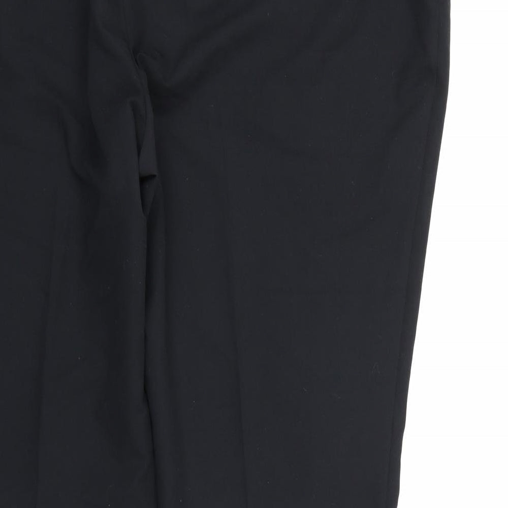 Womens UK Size 20 Bonmarché Regular Fit Dress Pants Black Trousers