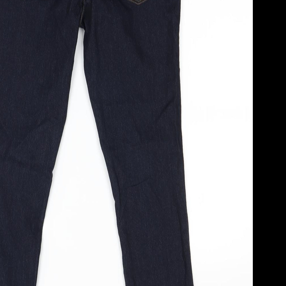 Womens UK Size 6 Preworn Regular Fit Skinny Blue Jeans