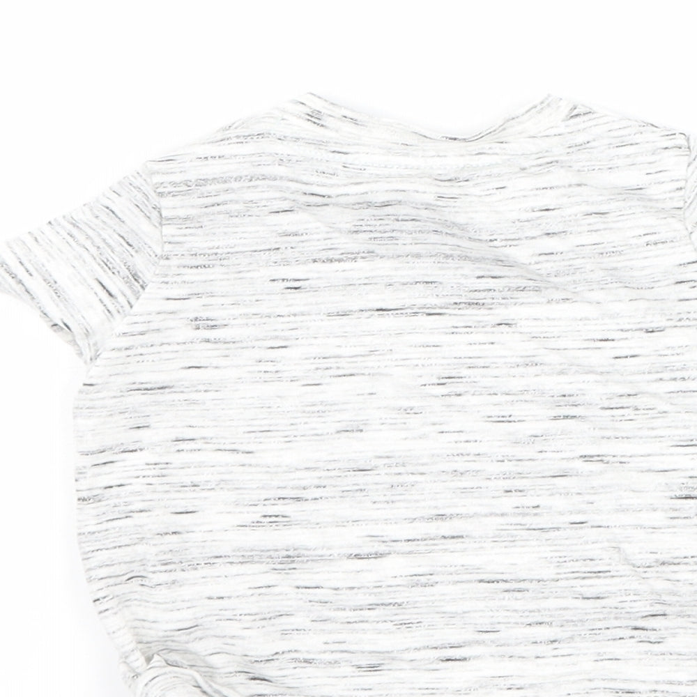 F&F Baby Grey Basic T-Shirt Size 3-6 Months - graphic