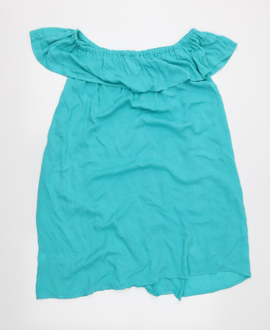 Papaya Womens Blue Shirt Dress Size 12