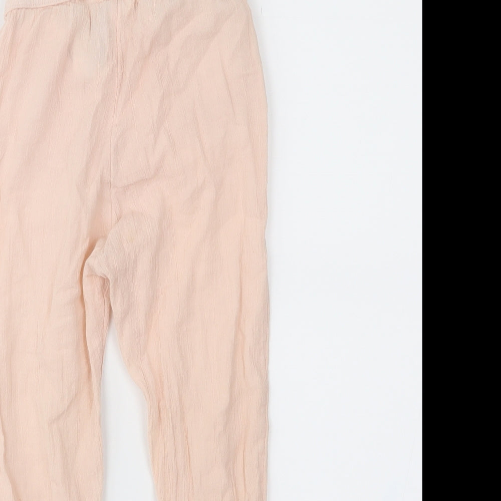 H&M Girls Pink Jogger Trousers Size 18 Months