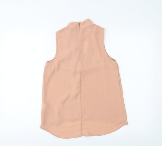 Atmosphere Womens Pink Basic Blouse Size 4