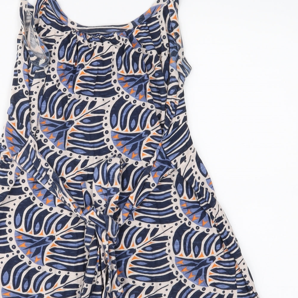 Womens UK Size 10 Topshop Blue Camisole Blouse