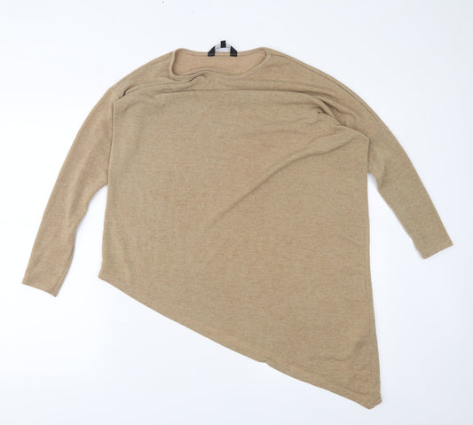 Womens UK Size 6 newlook Brown Basic Blouse