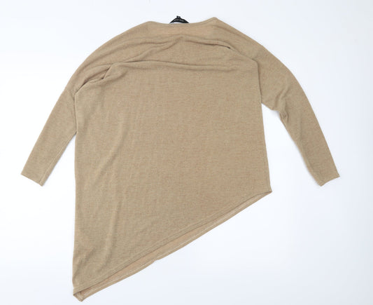 newlook Womens Brown Basic Blouse Size 6