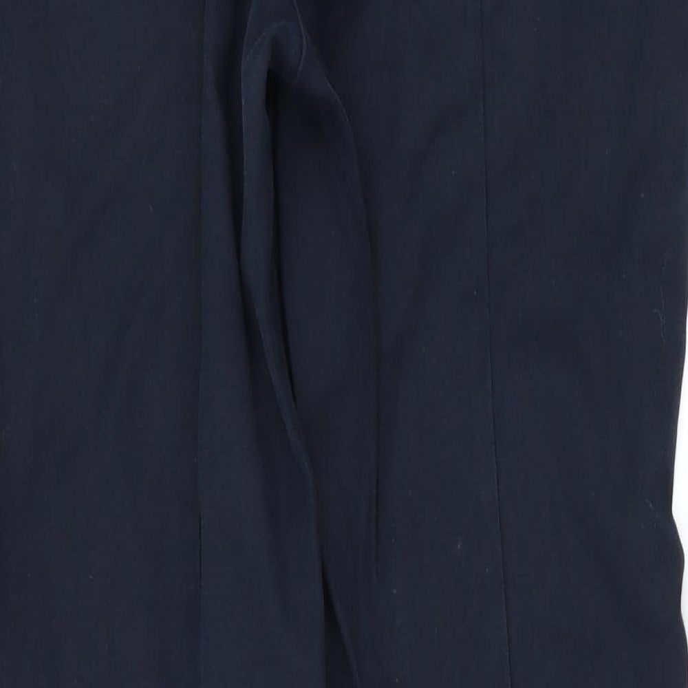 Womens UK Size 10 Oasis Regular Fit Blue Trousers