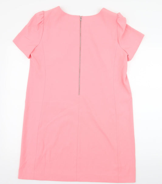 Savoir Womens Pink A-Line Size 16 - Embelished Neckline