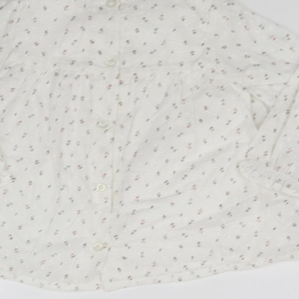 Brand and care label for pre worn White Houndstooth Fit & Flare, size 12-18, Months