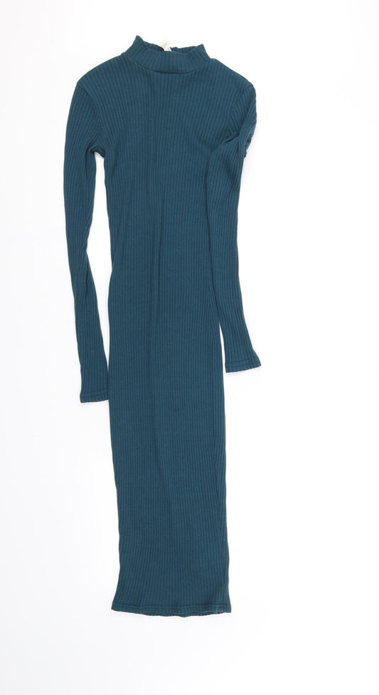 Miss Selfridge Womens Blue Fit & Flare Size 6