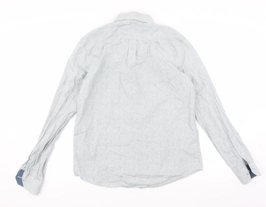 Steel & Jelly Mens Green Button-Up Size M