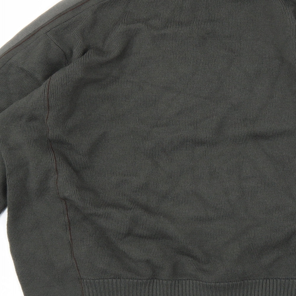 Marks and Spencer Mens Green Pullover Jumper Size S