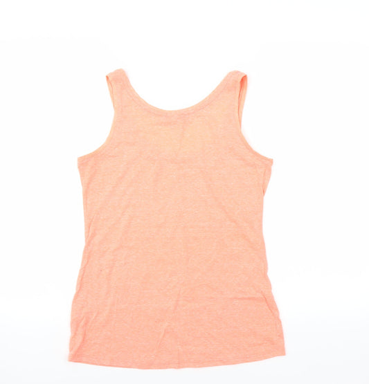 F&F Womens Orange Basic Tank Size 8