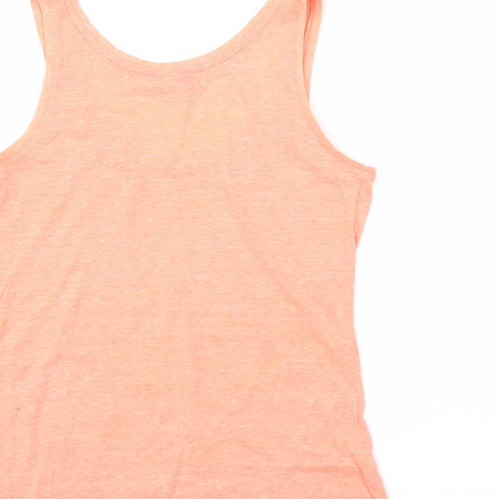 F&F Womens Orange Basic Tank Size 8