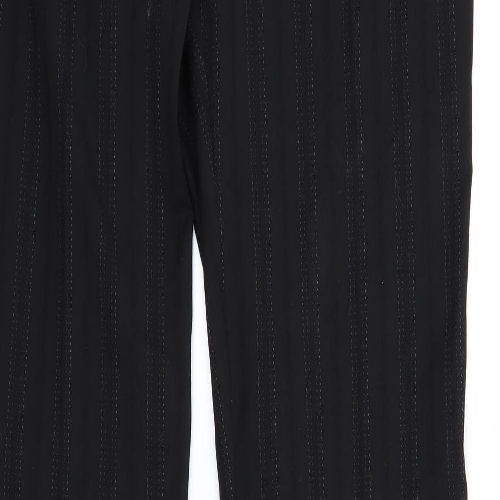 Womens UK Size 8 NEXT Regular Fit Sweatpants Black Trousers