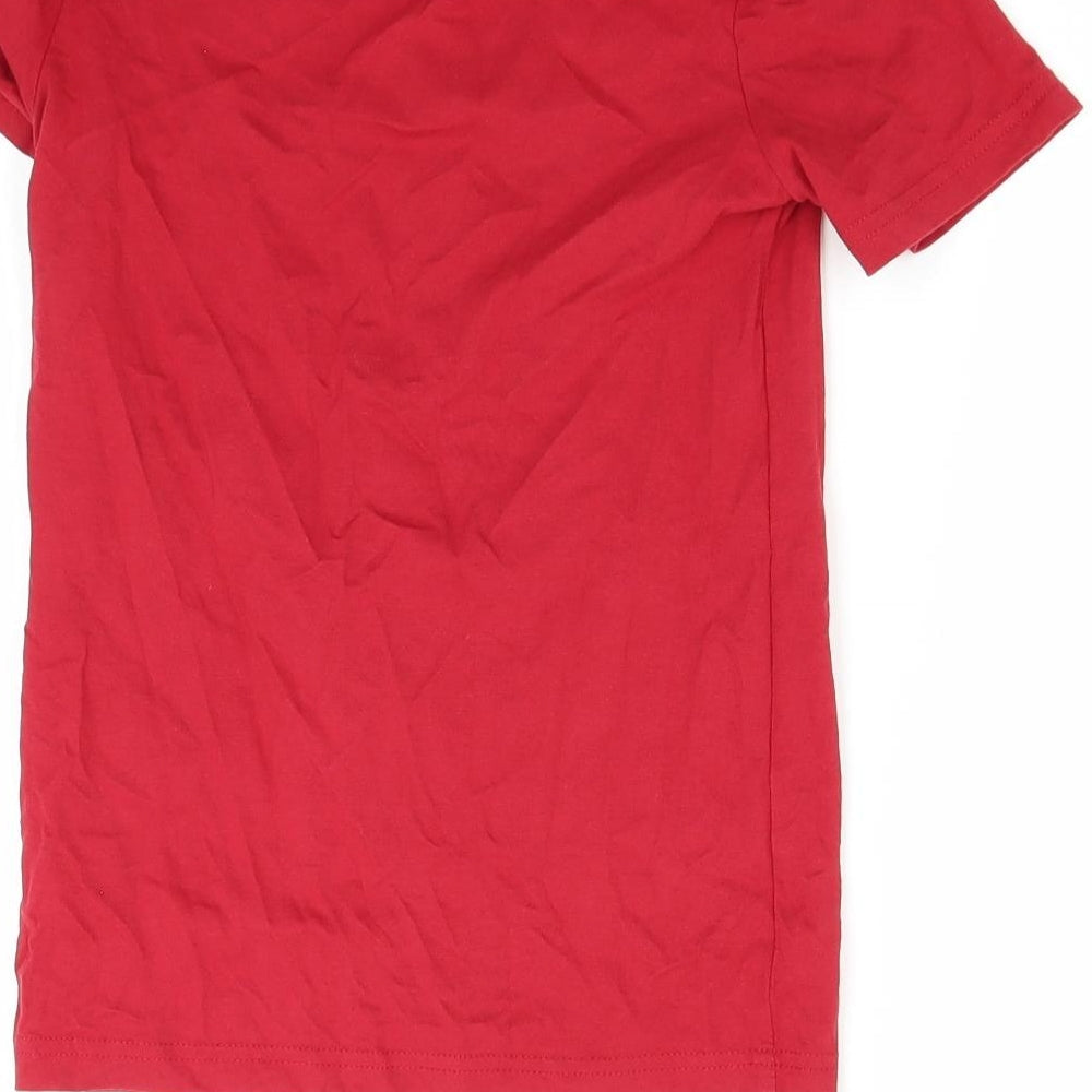 TU Boys Red Basic T-Shirt Size 9 Years