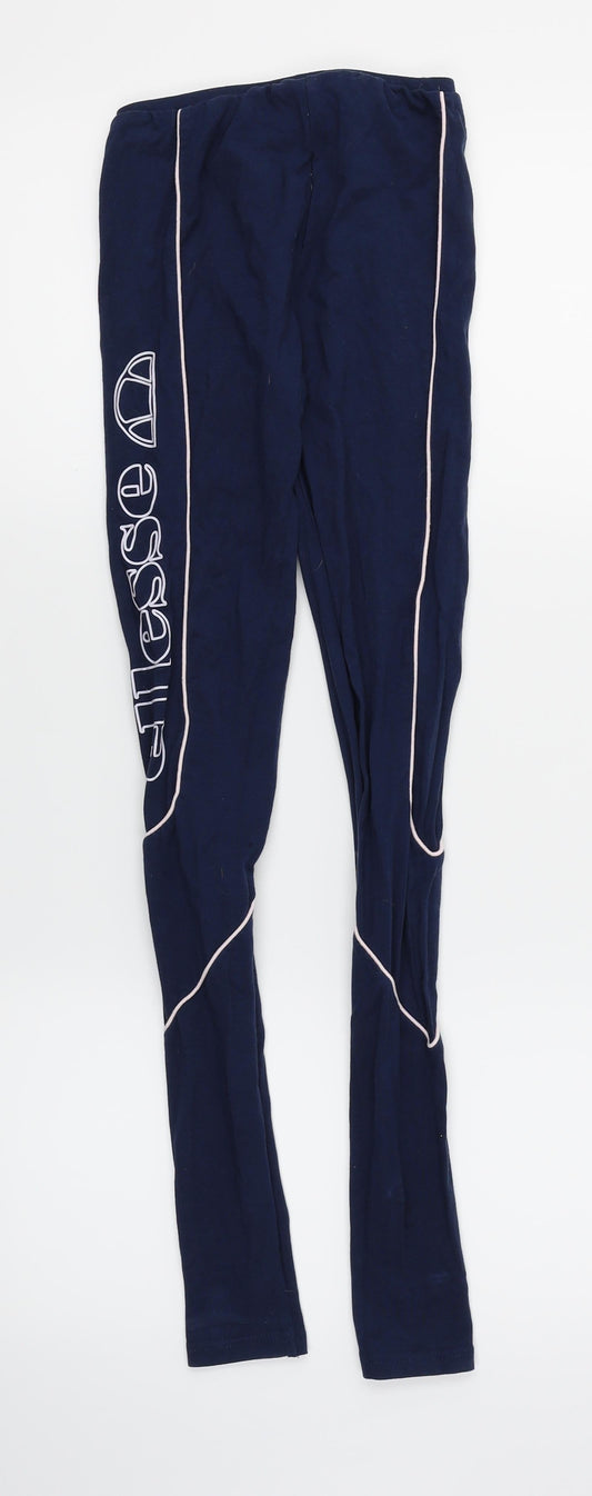 ellesse Womens Blue Jogger Leggings Size 4 L28 in