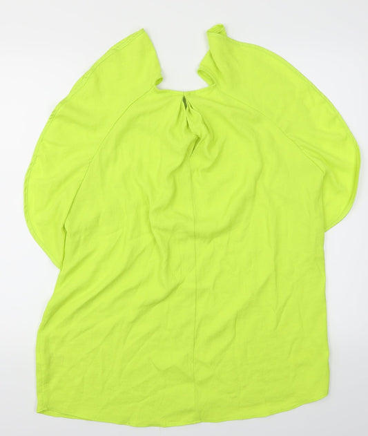 Womens UK Size 16 NEXT Green Basic Blouse