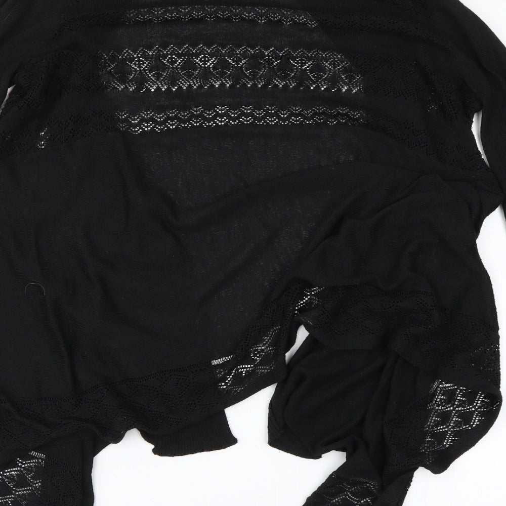 Preworn Womens Black Cardigan Jumper Size M
