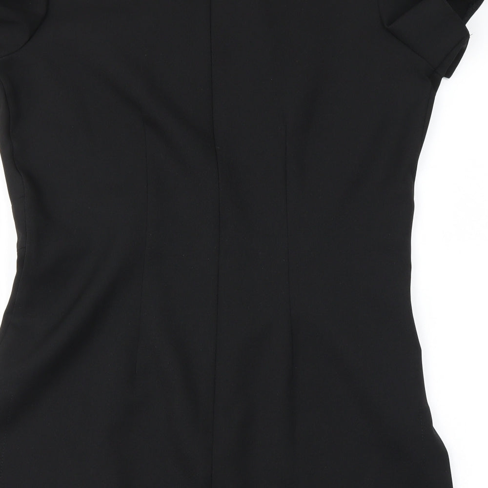 Florenceroby Womens Black Basic Blouse Size 12