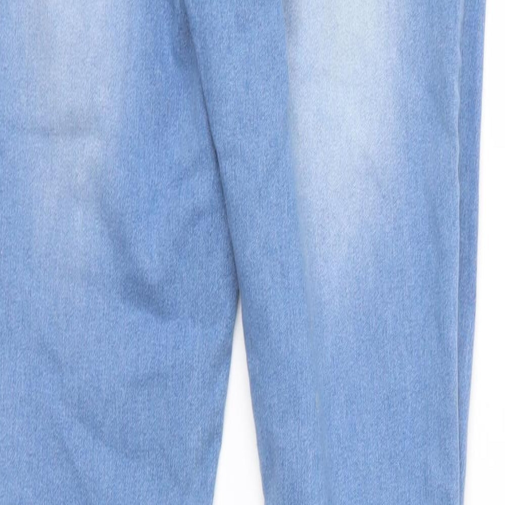 Liquor N Poker Womens Blue Denim Skinny Jeans Size 10 L30 in
