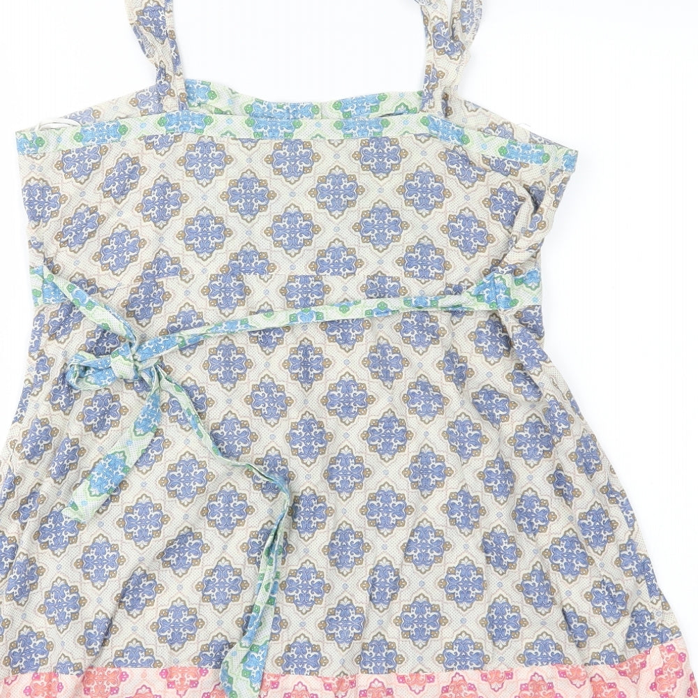 Womens UK Size 12 NEXT Blue Basic Blouse