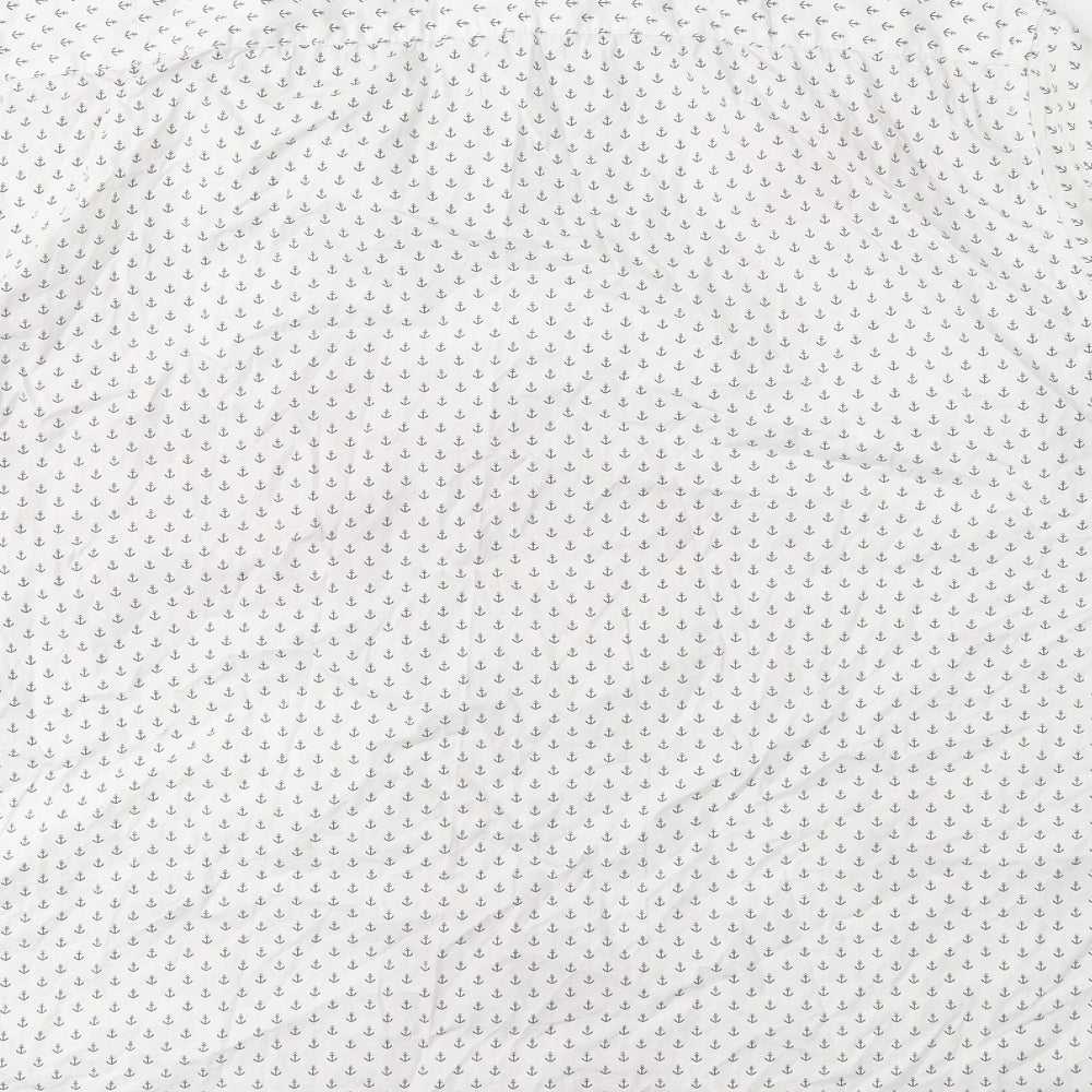 George Mens White Button-Up Size L