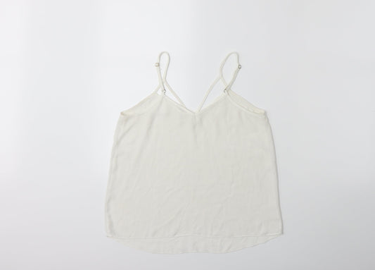Womens UK Size 8 River Island White Basic Blouse