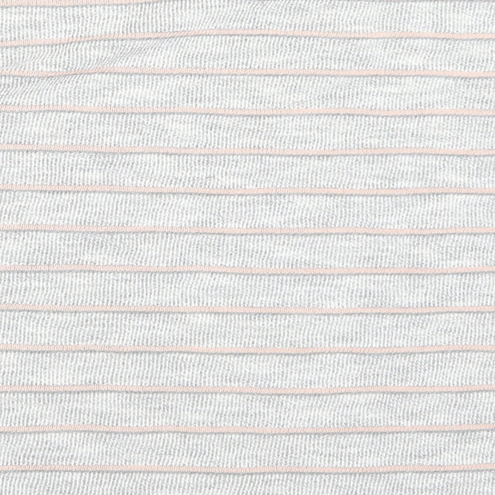 TU Womens Green Striped Basic T-Shirt Size 12