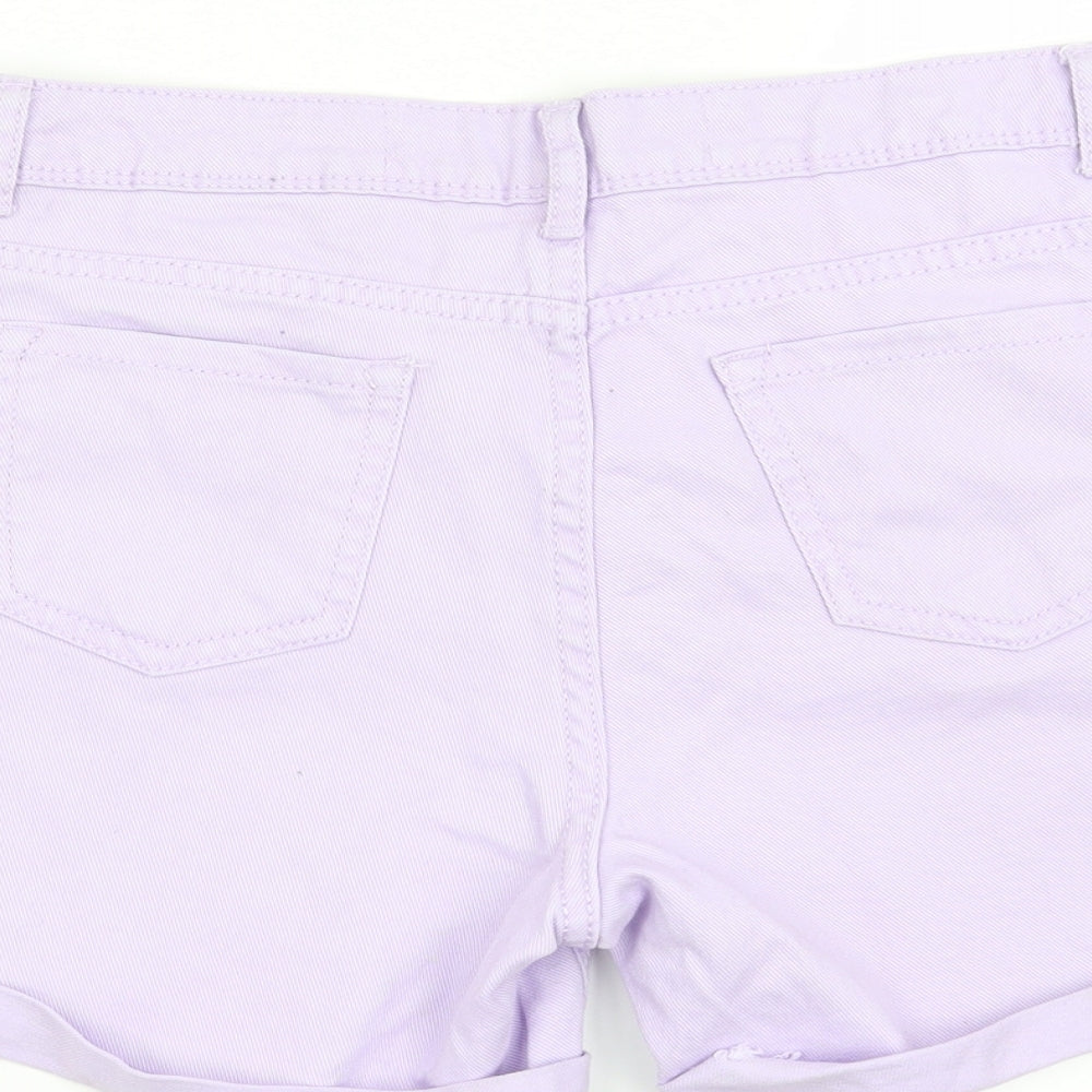 Denim CO Womens Purple   Cut-Off Shorts Size 6