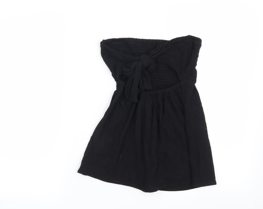 Womens UK Size 6 ASOS Black Basic Blouse