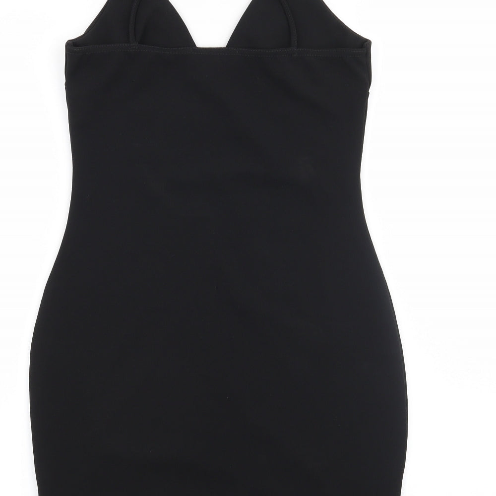 Missguided Womens Black Mini Size 8