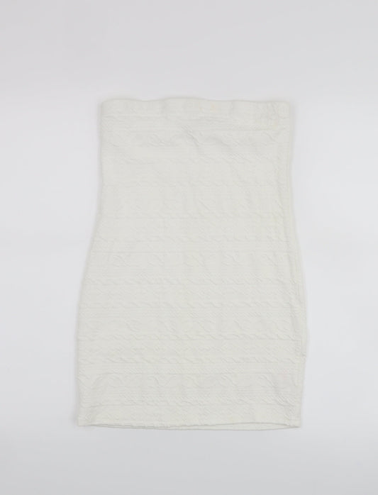 Womens UK Size 12 Atmosphere White Basic Tank