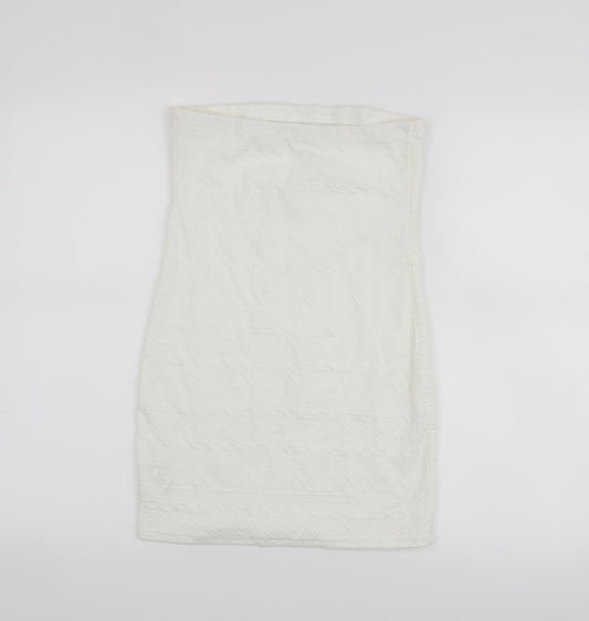 Atmosphere Womens White Basic Tank Size 12