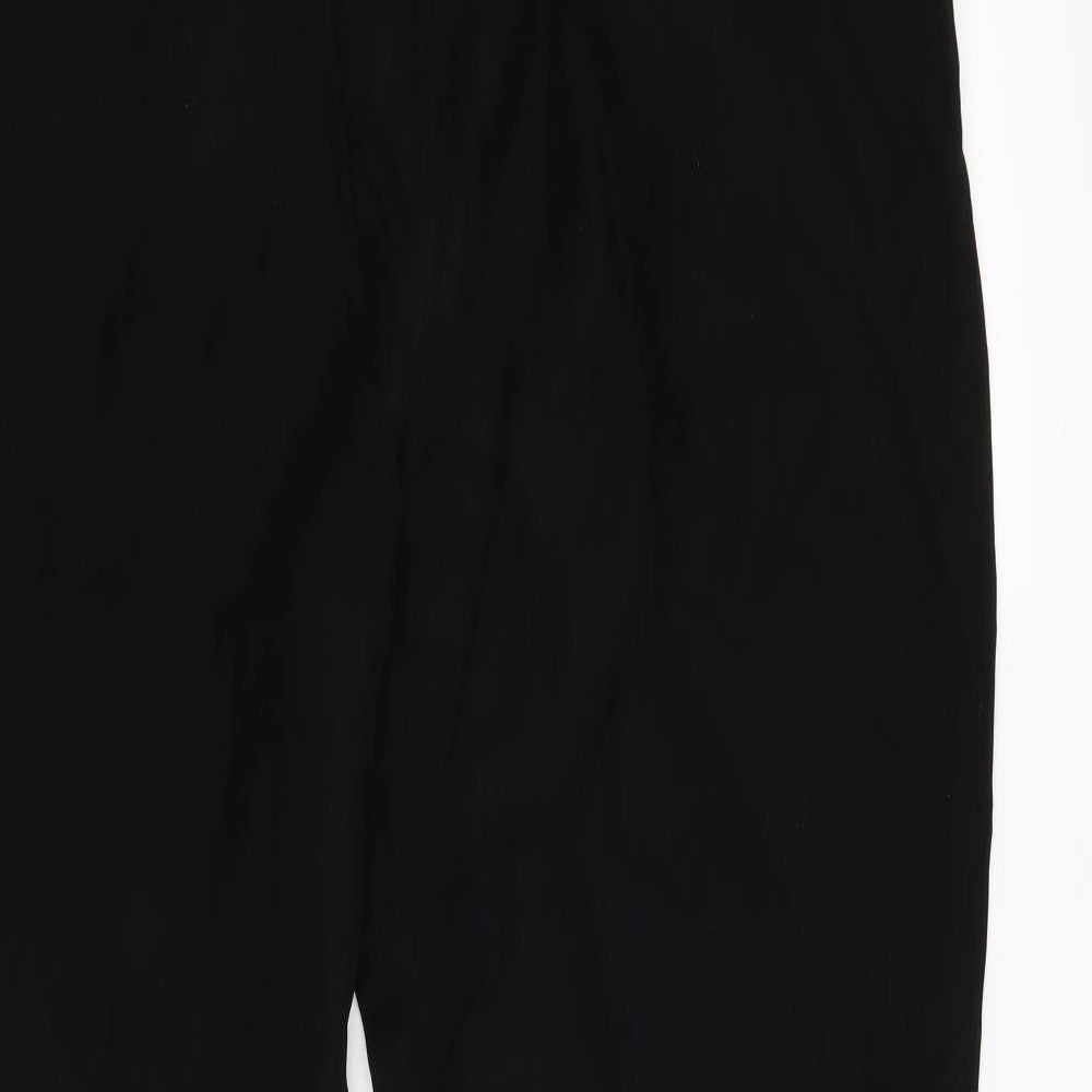 New Look Womens Black Trousers Size 14 L25 in