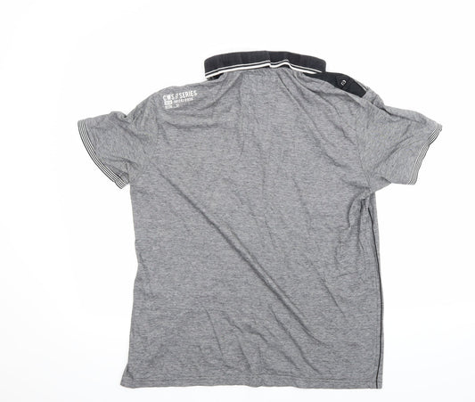 CWS Mens Grey Polo Size L