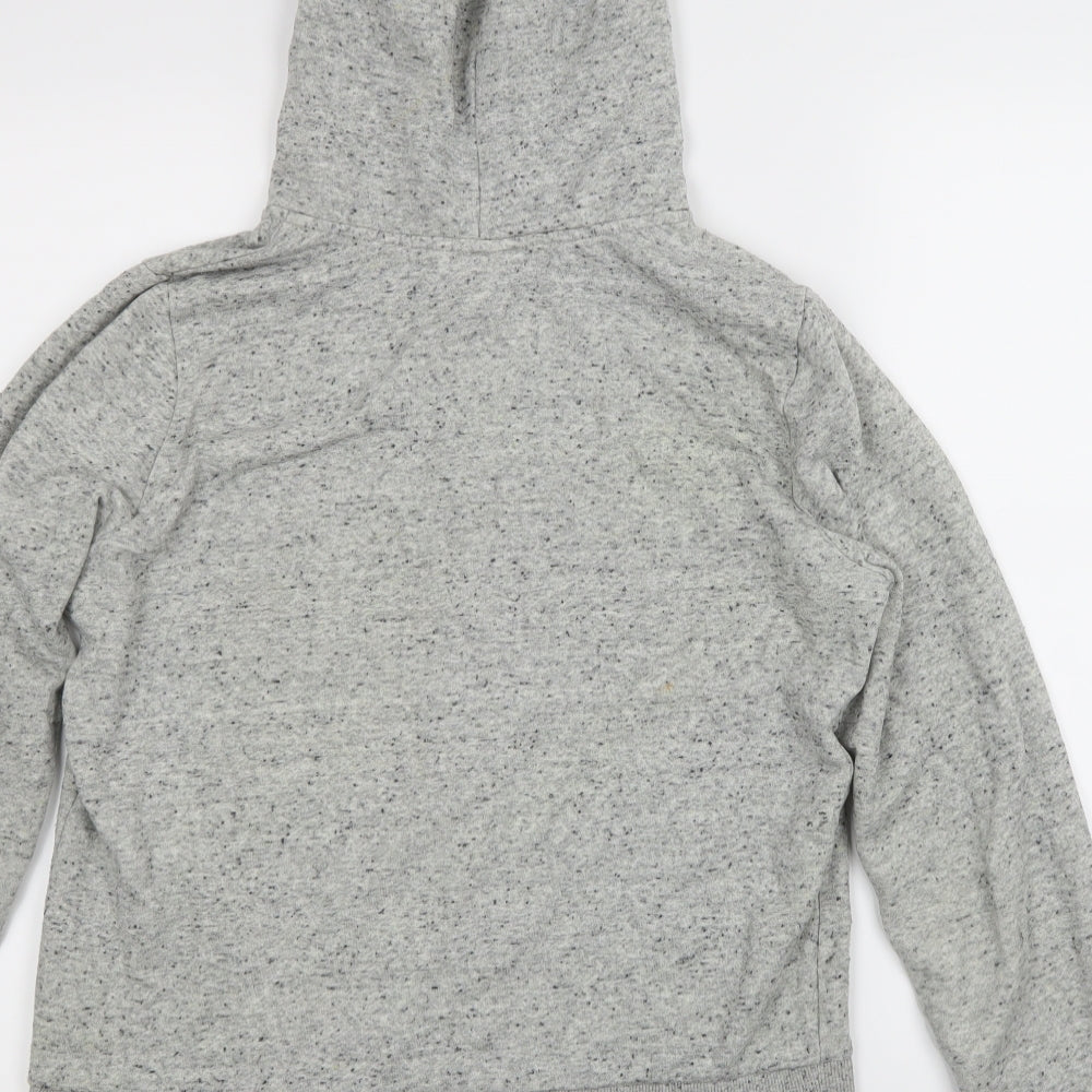 Mens UK Size M Divided Grey Full Zip Hoodie