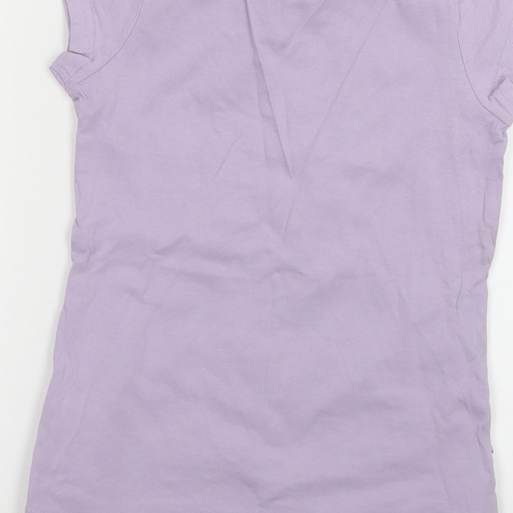 I love girls wear Girls Purple Basic Blouse Size 6-7 Years
