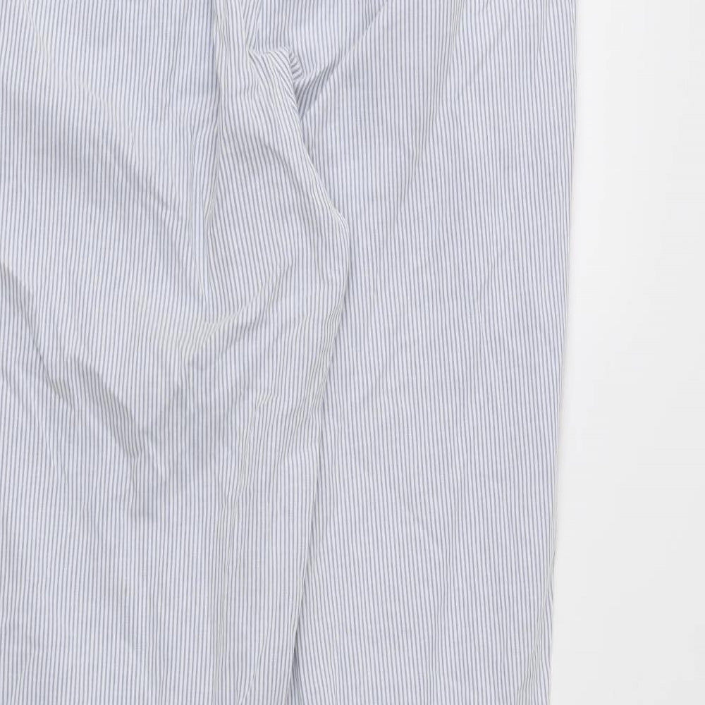 Womens UK Size 36 in Zara Regular Fit White Trousers
