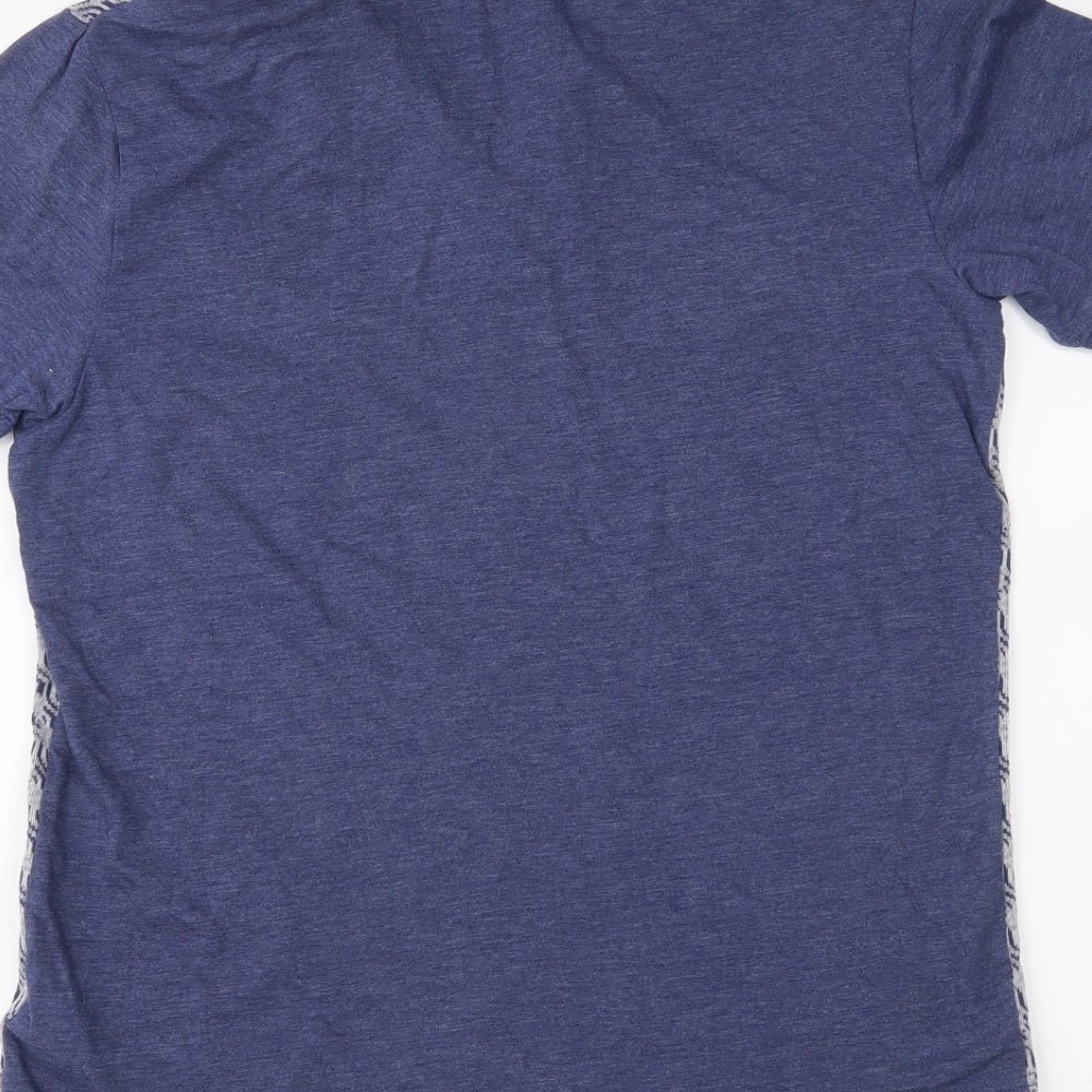 Burton Menswear Mens Black Geometric Polo Size S