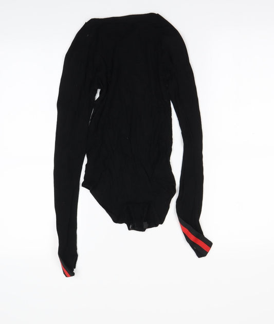 Select Womens Black   Bodysuit One-Piece Size 8